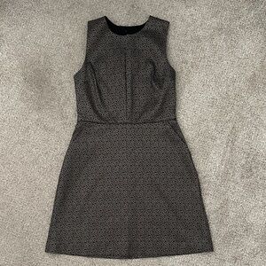 NWT - GAP Charcoal and Black Textured Mini Dress